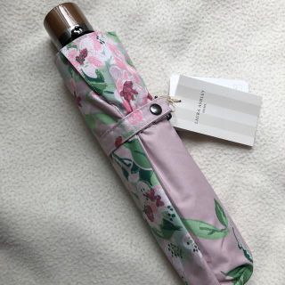 ★希少・新品★LAURA ASHLEY パンチエッドロージズ折り畳み軽量傘 UV