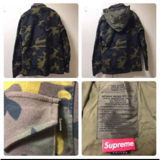 【美品】supreme M65 type military jacket