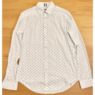 ザラ(ZARA)のZARA MAN ザラメン　スリムフィット　長袖シャツ　柄シャツ　L(シャツ)