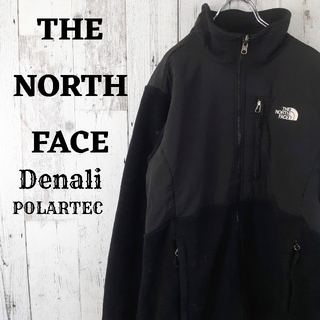 ザノースフェイス(THE NORTH FACE)のUS規格ノースフェイスデナリジャケット黒ブラックポーラテックS~M刺繍ロゴ(ブルゾン)
