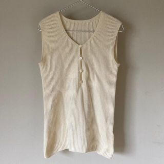 美品　コトリワークス   リブタンクトップ　Sサイズ(ニット/セーター)