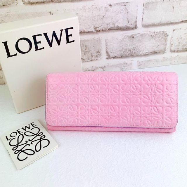 LOEWE(ロエベ)の正規品✨ ロエベ リピート アナグラム 長財布 折り財布 ウォレット 二つ折り レディースのファッション小物(財布)の商品写真