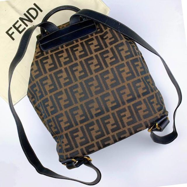激レア✨ FENDI リュック バックパック ズッカ柄 ゴールド金具 キャンバス