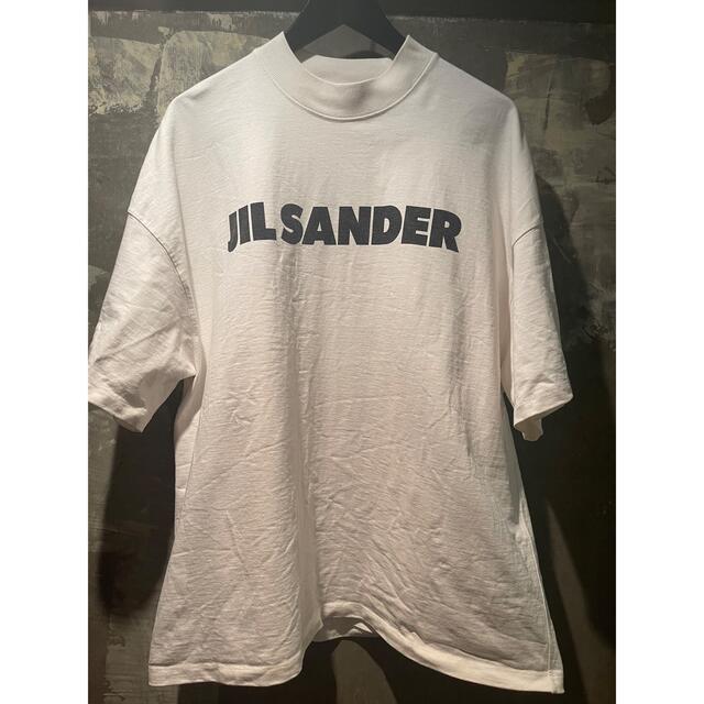 Jil Sander(ジルサンダー)の【期間限定特価】ジルサンダー　ロゴ　Tシャツ　モックネック メンズのトップス(Tシャツ/カットソー(半袖/袖なし))の商品写真
