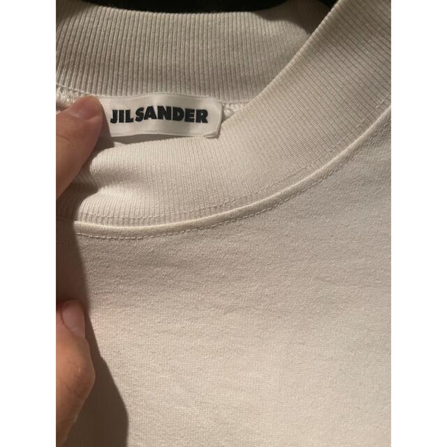 Jil Sander(ジルサンダー)の【期間限定特価】ジルサンダー　ロゴ　Tシャツ　モックネック メンズのトップス(Tシャツ/カットソー(半袖/袖なし))の商品写真