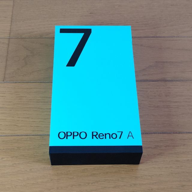 極美品】OPPO Reno7A ドリームブルー SIMフリー版-