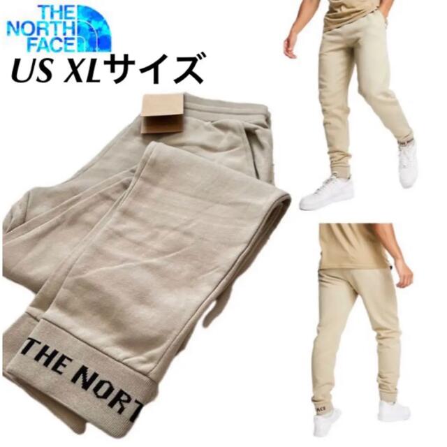 【海外限定】TNF ジョガーパンツ  ベージュ　US/XL 日本サイズ3L