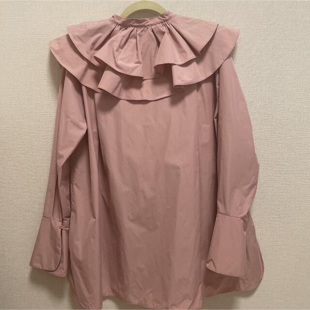 HYEON ヘヨン　flower petal blouse / pink