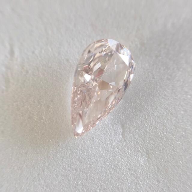 1.019ct 天然ピンクダイヤ FANCY LIGHT ORANGY PINK 2