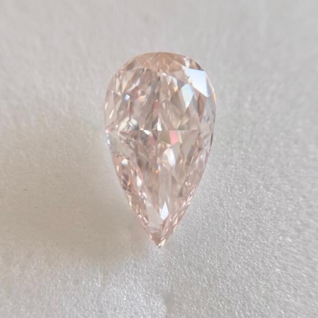 1.019ct 天然ピンクダイヤ FANCY LIGHT ORANGY PINK 6