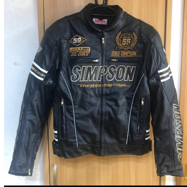 Simpson バイクジャケット PU M - 装備/装具