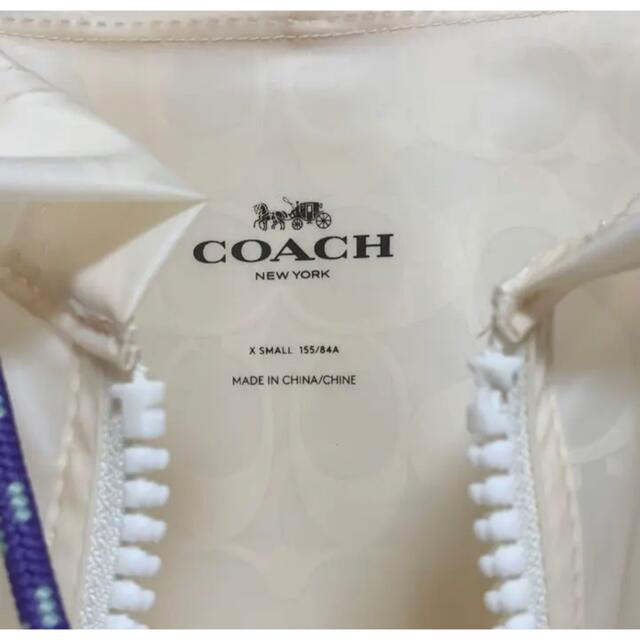 【最高級品】COACH マウンテン パーカー 総柄 ホワイト シグネチャー