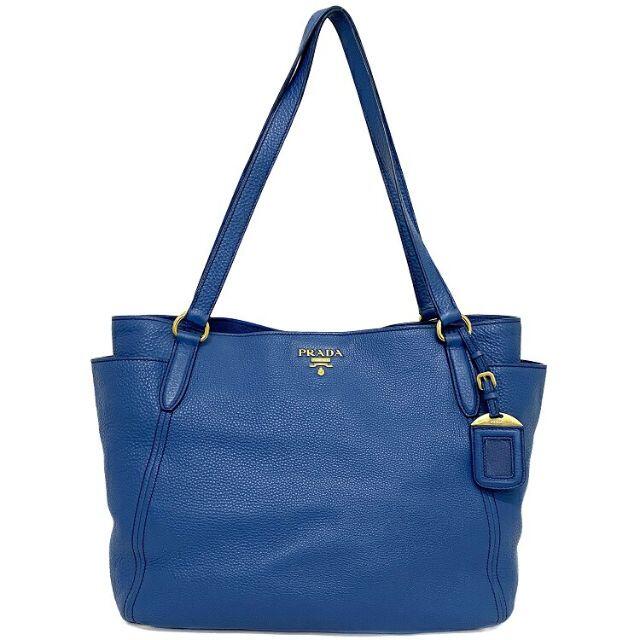 PRADA - プラダ トートバッグ ブルー VIT DAINO 鞄
