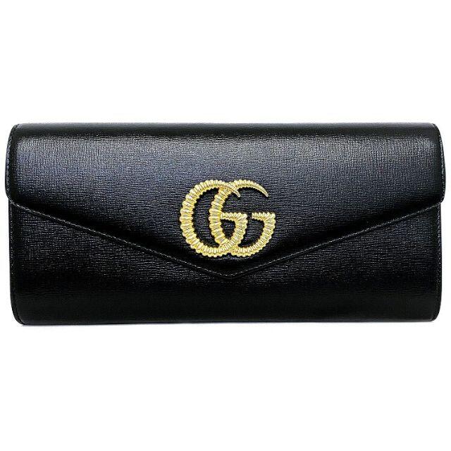 美品】 Gucci グッチ クラッチバッグ ブラック ゴールド 未使用 クラッチバッグ