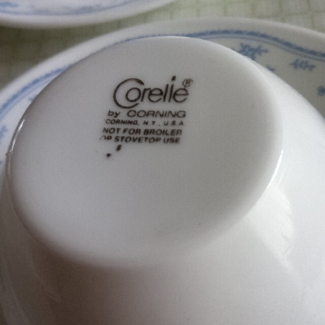 CORELLE(コレール)の専用コレールカップソーサー2セット インテリア/住まい/日用品のキッチン/食器(グラス/カップ)の商品写真