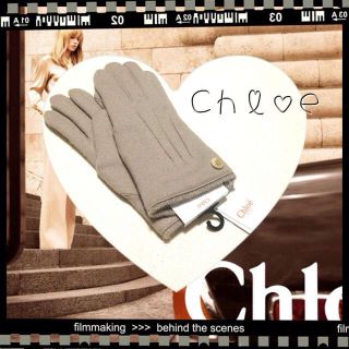 クロエ(Chloe)の【新品】クロエ♡カシミア✖ウール手袋💋(手袋)