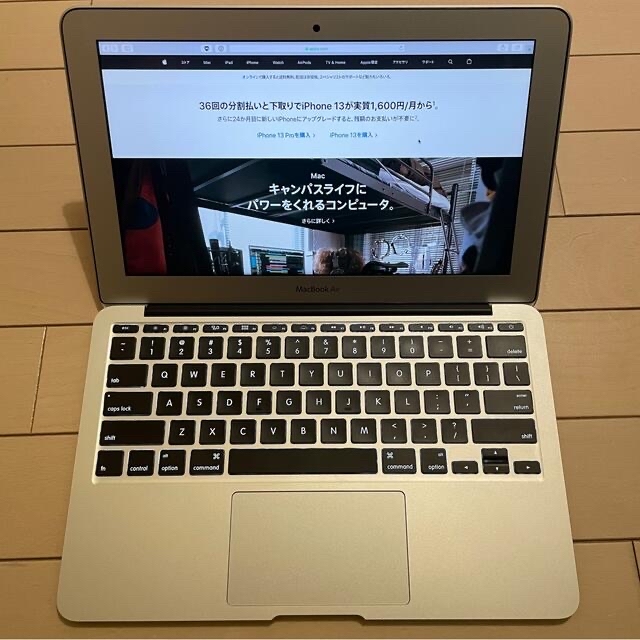 Apple(アップル)のMacBook Air 11インチ US配列 & スタンドポーチ スマホ/家電/カメラのPC/タブレット(ノートPC)の商品写真