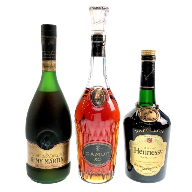 3本 CAMUS REMY MARTIN Hennessy コニャック