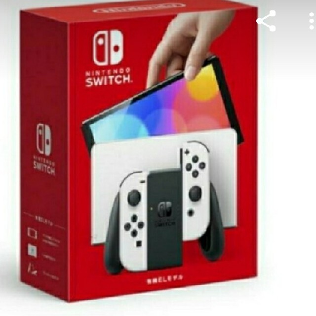 Nintendo Switch(ニンテンドースイッチ)のNintendo Switch (有機ELモデル) 本体 ホワイト  ニンテンド エンタメ/ホビーのゲームソフト/ゲーム機本体(家庭用ゲーム機本体)の商品写真