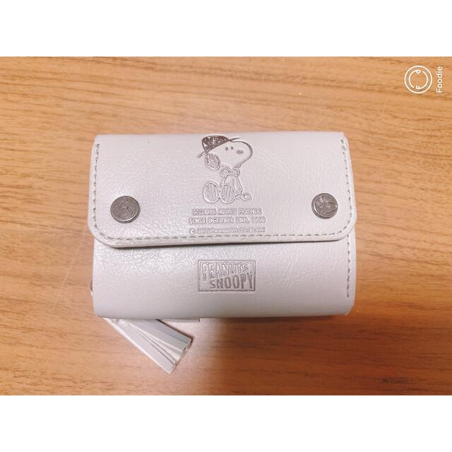 SNOOPY(スヌーピー)のスヌーピー　三つ折り財布　グレー レディースのファッション小物(財布)の商品写真