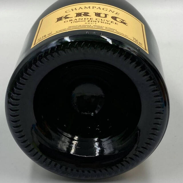 Krug(クリュッグ)のKRUGグランキュヴェ ブリュット 12% 750ml  食品/飲料/酒の酒(シャンパン/スパークリングワイン)の商品写真