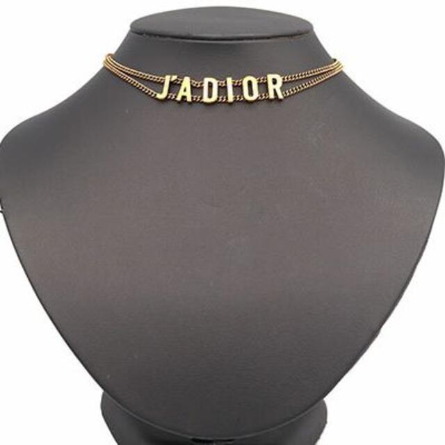 ディオール チョーカー Jadior メタル 中古 ロゴ