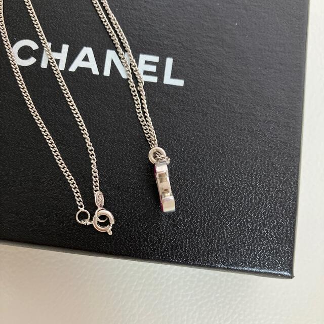 CHANEL(シャネル)のCHANEL  ネックレス  パープルピンク  美品 レディースのアクセサリー(ネックレス)の商品写真