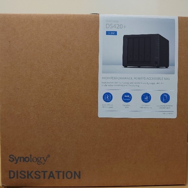 【ぽんめい】Synology Diskstation DS420+