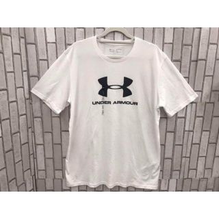 アンダーアーマー(UNDER ARMOUR)の新品☆XL/アンダーアーマー UA 半袖 Tシャツ メンズ ホワイト(Tシャツ/カットソー(半袖/袖なし))