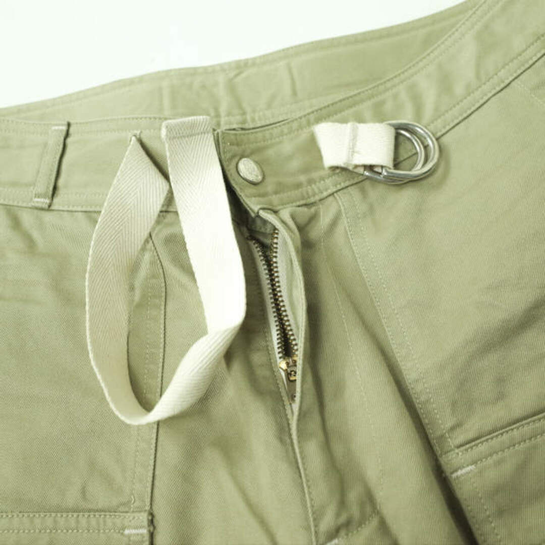 KAPTAIN SUNSHINE x BEAMS PLUS キャプテンサンシャイン ビームスプラス 別注 日本製 BUSH CHINO PANTS ブッシュチノパンツ KSB+4F04 S ベージュ ベルテッド ツイル ボトムス【中古】【KAPTAIN SUNSHINE × BEAMS PLUS】 メンズのパンツ(チノパン)の商品写真