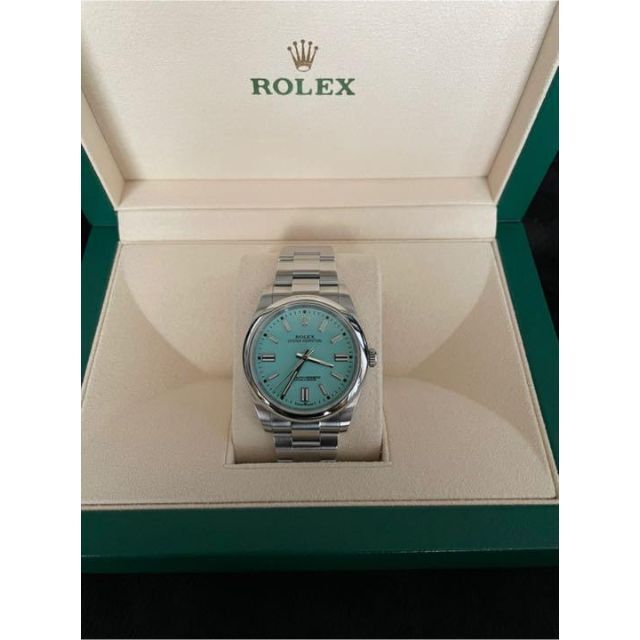 【税込】 - ROLEX 生産終了モデル スポロレ ターコイズ 41 オイパペ ロレックス Rolex 腕時計(アナログ)