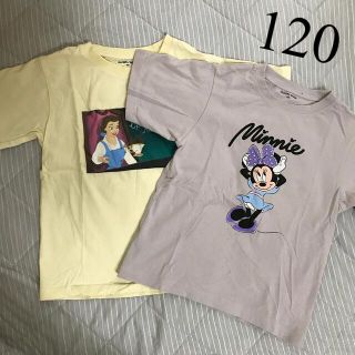 グローバルワーク(GLOBAL WORK)の美品♡2着セット　グローバルワーク　半袖Tシャツ　120(Tシャツ/カットソー)