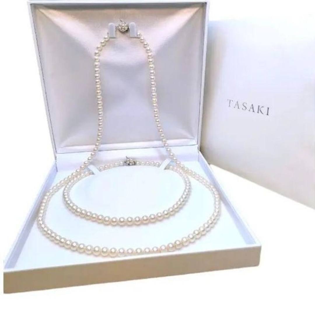 美品】田崎真珠 TASAKI あこや真珠 ネックレス 7.2mm〜7.6mm-
