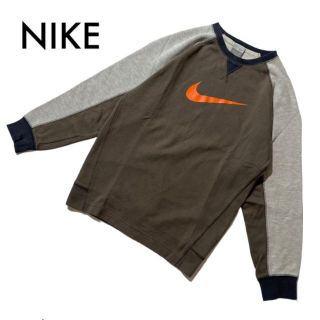 ナイキ(NIKE)のナイキ 長袖Tシャツ スウェット キッズ 150cm 子ども服 M ロゴプリント(Tシャツ/カットソー)