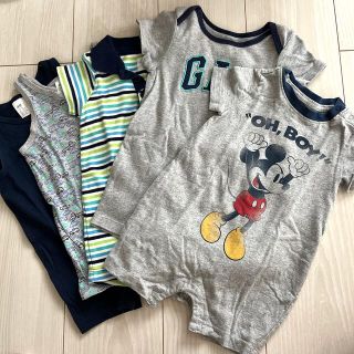 ギャップ(GAP)のGAP H&M 男の子ロンパース5点セット(ロンパース)