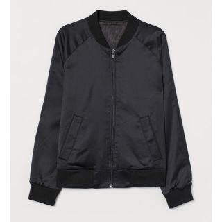 エイチアンドエム(H&M)のＨ＆Ｍ 完売!! リバーシブルフライトジャケット MA-1 レオパード XS(フライトジャケット)