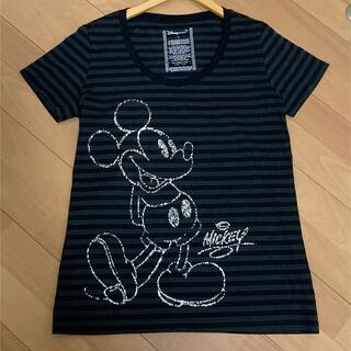 ディズニー(Disney)のDisney STORE ラメ ミッキー Tシャツ カットソー(Tシャツ(半袖/袖なし))