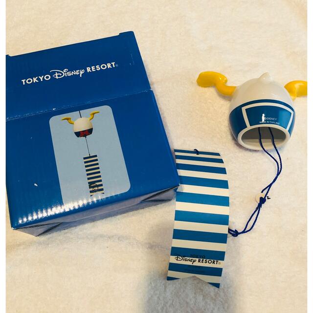Disney(ディズニー)のディズニー　ドナルドダック　風鈴 エンタメ/ホビーのおもちゃ/ぬいぐるみ(キャラクターグッズ)の商品写真