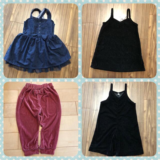 ★新品、ほぼ未使用★ワンピース、パンツ、キュロット、オールインワン   キッズ/ベビー/マタニティのキッズ服女の子用(90cm~)(ワンピース)の商品写真