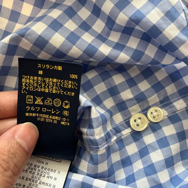 POLO RALPH LAUREN(ポロラルフローレン)のラルフローレン　ギンガムチェックシャツ レディースのトップス(シャツ/ブラウス(長袖/七分))の商品写真