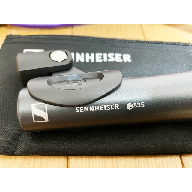 SENNHEISER(ゼンハイザー)のゼンハイザーe835 ダイナミックマイクとマイクケーブルセット 楽器のレコーディング/PA機器(マイク)の商品写真
