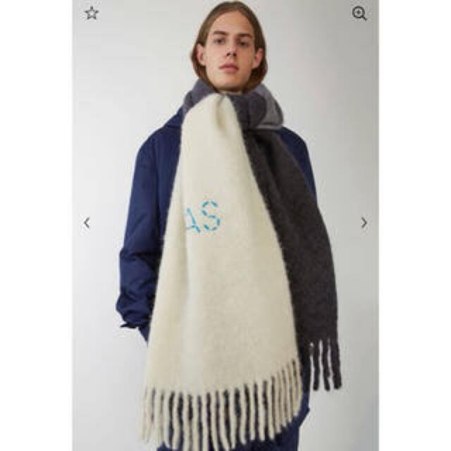 acne studios モヘア グラデーション ロングマフラー | フリマアプリ ラクマ