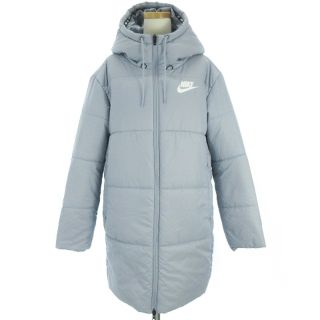 ナイキ(NIKE)のナイキ ベンチコート ジャケット 上着 中綿 フーデッド ペールブルー L (その他)