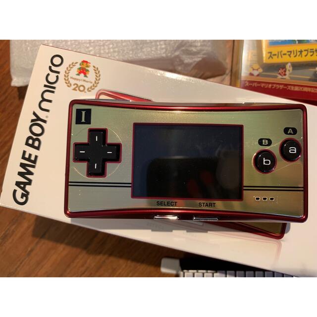 gameboy micro mario 20 ほぼ未使用！エンタメ/ホビー