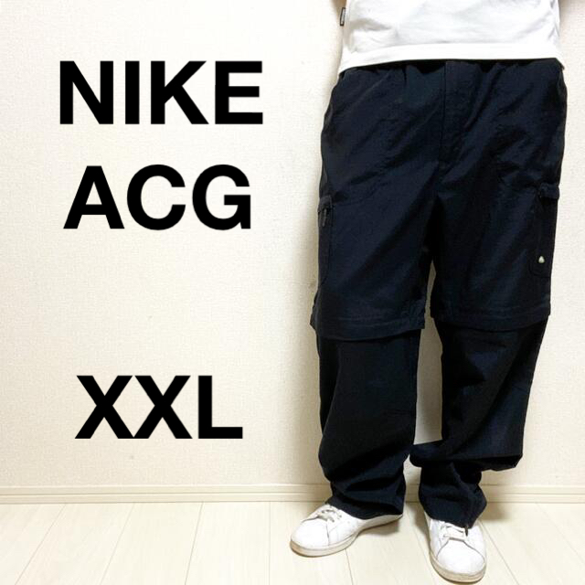 NIKE(ナイキ)のNIKE ナイキ ACG パンツ ビッグシルエット XXL ワンポイントロゴ メンズのパンツ(その他)の商品写真