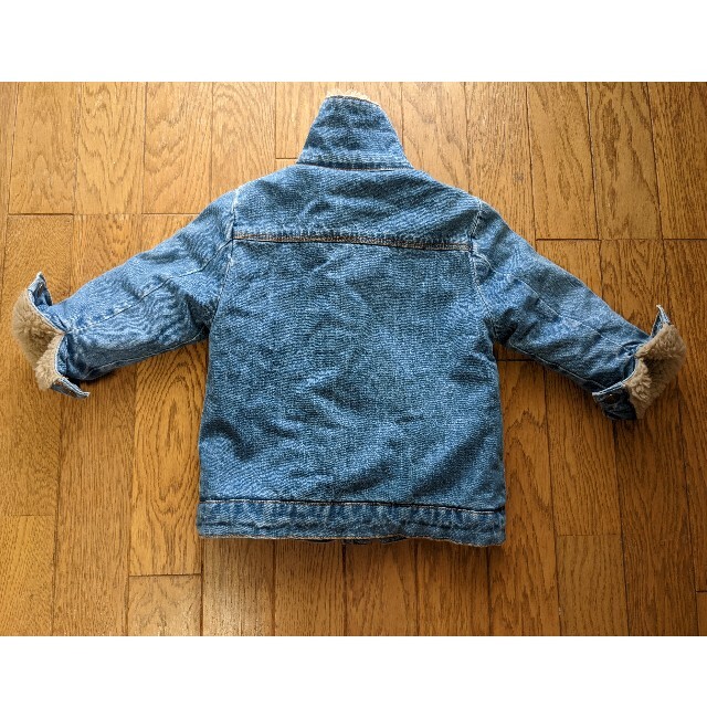 ZARA KIDS(ザラキッズ)のzaraリバーシブルデニムジャケット92 キッズ/ベビー/マタニティのキッズ服男の子用(90cm~)(ジャケット/上着)の商品写真