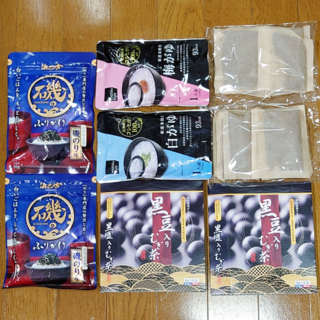 磯のふりかけ, matsukiyo(梅,白がゆ),黒豆入りむぎ茶(8g×8袋)(その他)