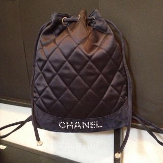 シャネル(CHANEL)のシャネル リュック シルク＆スエード(リュック/バックパック)