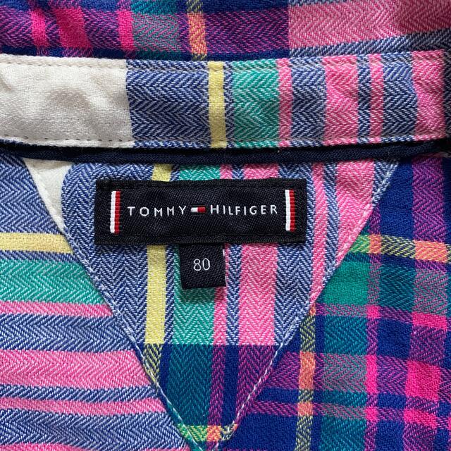 TOMMY HILFIGER(トミーヒルフィガー)のTommy Hilfiger チェックシャツ キッズ/ベビー/マタニティのベビー服(~85cm)(シャツ/カットソー)の商品写真