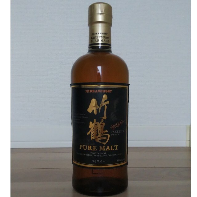 新版 ニッカウヰスキー 700ml 旧ラベル ピュアモルト 竹鶴